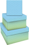 Набор коробок подарочных Green-Blue Gradient / MS_53749 21век
