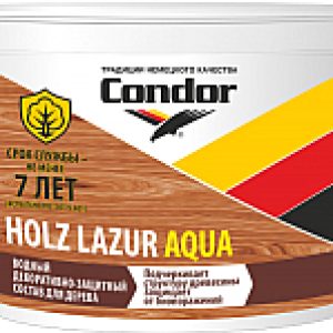 Защитно-декоративный состав Holz Lazur Aqua 21век