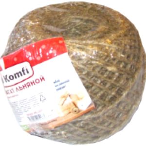 Шпагат хозяйственный HRL100T Льняной 1250текс 21век