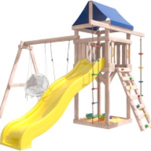 Игровой комплекс С качелями лодочка и креслом с подушкой IgroWoods / ДНП-10 21век