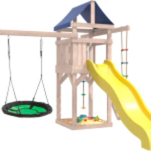 Игровой комплекс С зелеными качелями гнездо Свиби IgroWoods / ДНП-4 21век