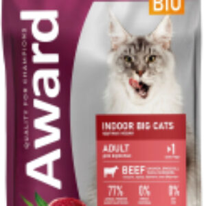 Сухой корм для кошек Indoor Big Cats с говядиной и курицей с доб. брокколи / 7173693 21век