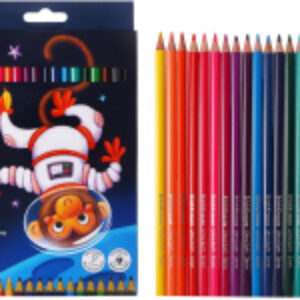 Набор цветных карандашей Kids Space Animals / 61787 21век
