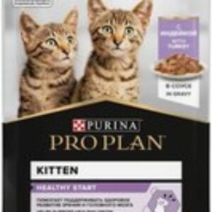 Влажный корм для кошек Kitten с индейкой в соусе для котят 21век