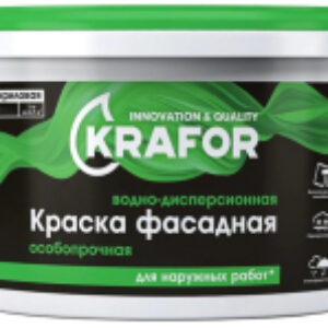 Краска Фасадная особопрочная ВД акриловая 21век