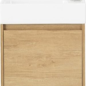 Тумба с умывальником Kraft MINI-500/260-1A-SO-RNN-L + 7045-KL 21век