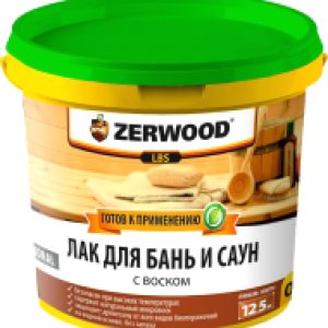 Лак LBS с воском для бань и саун 21век