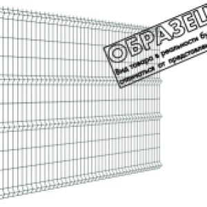 3D панель заборная Light RAL 8017 GL 1530x2500мм 21век