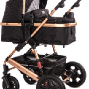 Детская универсальная коляска Lora 2 в 1 Luxe Black / 10021272186 21век