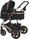 Детская универсальная коляска Lora 2 в 1 Black / 10021272305 21век