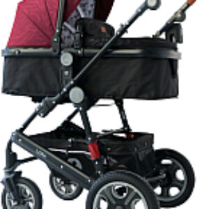 Детская универсальная коляска Lora 3 в 1 Red Black Lighthouse / 10021282055 21век