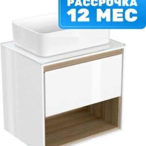 Тумба под умывальник Louna 60 / SZ-LOU60-BL/WH 21век