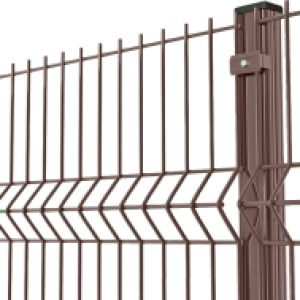 3D панель заборная Medium RAL 8017 GL 1230x2500мм 21век