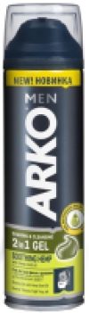 Гель для бритья Men 2в1 Soothing hemp с маслом семян конопли 21век