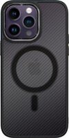 Чехол-накладка Metal Magnetic Carbon для Apple iPhone 15 Pro 21век