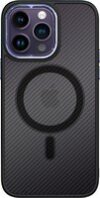 Чехол-накладка Metal Magnetic Carbon для Apple iPhone 15 Pro Max 21век