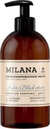 Мыло жидкое Milana Amber & Black Vetiver 21век