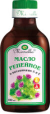 Масло для волос Репейное с Витаминами А и Е 21век