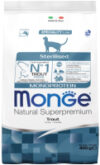 Сухой корм для кошек Monoprotein Sterilized Trout 21век