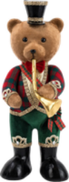 Фигура под елку Musician Bear Pipe / 8680943242884 21век