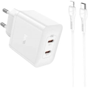 Зарядное устройство сетевое N35 + кабель Type-C to iP 21век