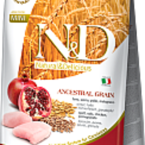 Сухой корм для собак N&D Low Grain Chicken & Pomegranate Adult Mini 21век