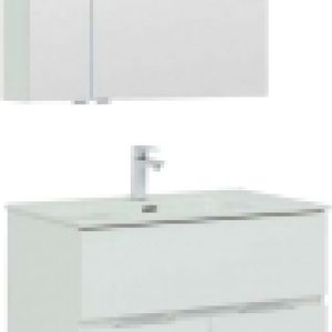 Комплект мебели для ванной Алвита new 80 / 274213 21век