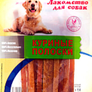 Лакомство для собак Куриные полоски 21век
