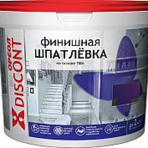 Шпатлевка готовая Дисконт на основе ПВА 21век