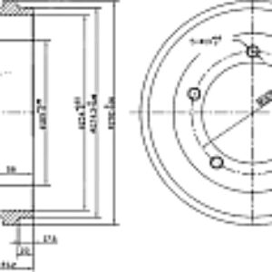 Тормозной барабан PDR1067 21век
