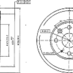 Тормозной барабан PDR1573 21век