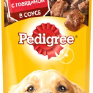 Влажный корм для собак Для взрослых собак всех пород с говядиной в соусе 21век