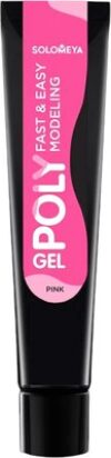 Моделирующий гель для ногтей Polygel Fast & Easy Modeling PG03 розовый 21век