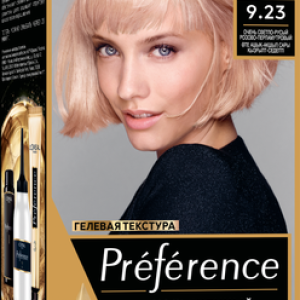 Гель-краска для волос Preference 9.23 21век