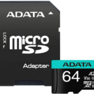 Карта памяти Premier Pro microSDXC 64GB с адаптером (AUSDX64GUI3V30SA2-RA1) 21век