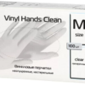 Перчатки одноразовые Professional Vinyl Hands Clean 21век