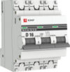 Выключатель автоматический PROxima ВА 47-63 3P 16А (D) 4.5kA / mcb4763-3-16D-pro 21век