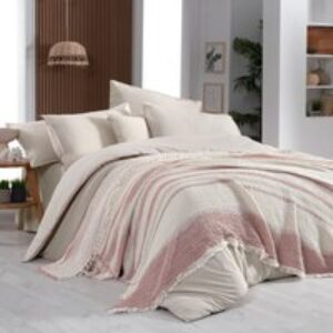 Комплект постельного белья с покрывалом Ribera Mood Comfort 1.5 / Y1016 RIBERA v1/Bej 21век