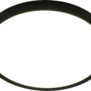 Потолочный светильник Round 38W R-400x25-BLACK/WHITE-220-IP44 4000K 21век