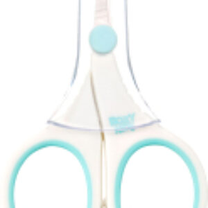 Ножницы для новорожденных RPS-002 с прорезиненными ручками 21век