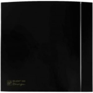 Вентилятор накладной Silent-200 CHZ Black Design / 5210426200-436900 21век