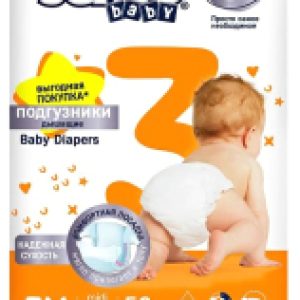 Подгузники детские Simple 3M-Midi 4-9кг 21век