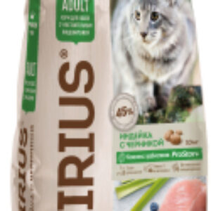 Сухой корм для кошек Для кошек с чувствительным пищеварением с индейкой и черникой 21век