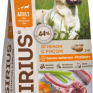 Сухой корм для собак Для взрослых собак с ягненком и рисом 21век