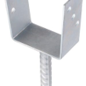 Основание для столба Анкерное тип U 80х325х120 / SMP-12327-1 21век