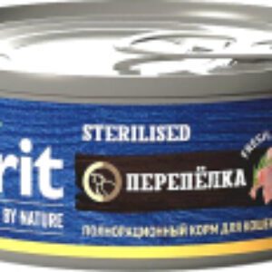 Влажный корм для кошек Sterilised с мясом перепелки / 5051274 21век