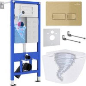 Унитаз подвесной с инсталляцией StounFix Dual Fresh 968332 21век