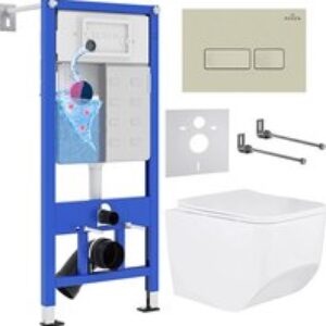 Унитаз подвесной с инсталляцией StounFix Dual Fresh 966666 21век