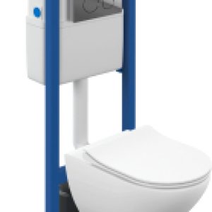 Унитаз подвесной с инсталляцией Street Fusion Vortex Dpl Eo 64578 21век
