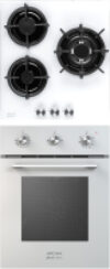 Комплект встраиваемой техники Stretto 45 WH + Fiero 45 WH 21век